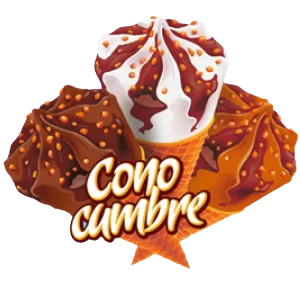 Cono americana dulce con crema helada